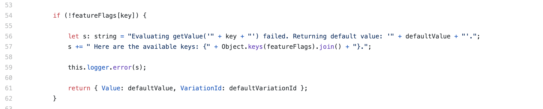 ConfigCat's Reliability Fallback value