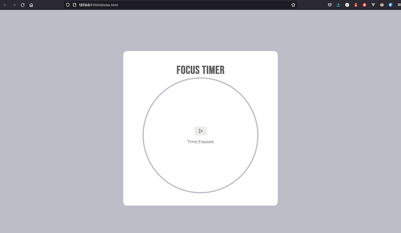 Screenshot of sample app - feature flag off