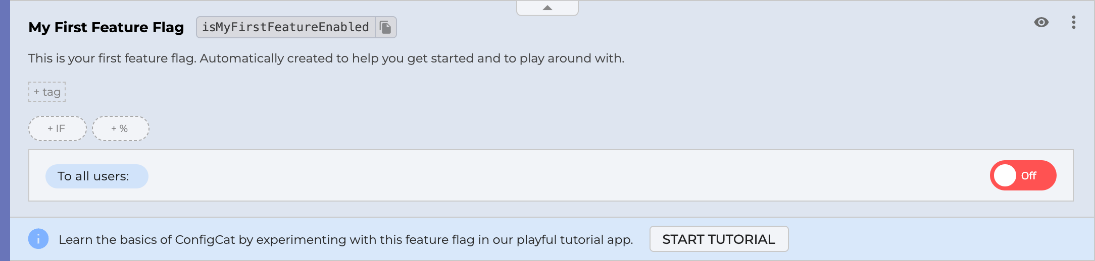 My First Feature Flag