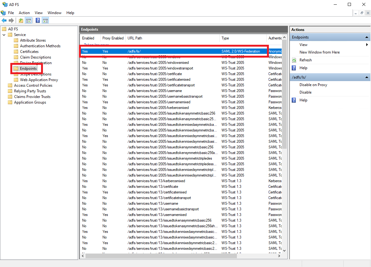 ADFS SAML verification